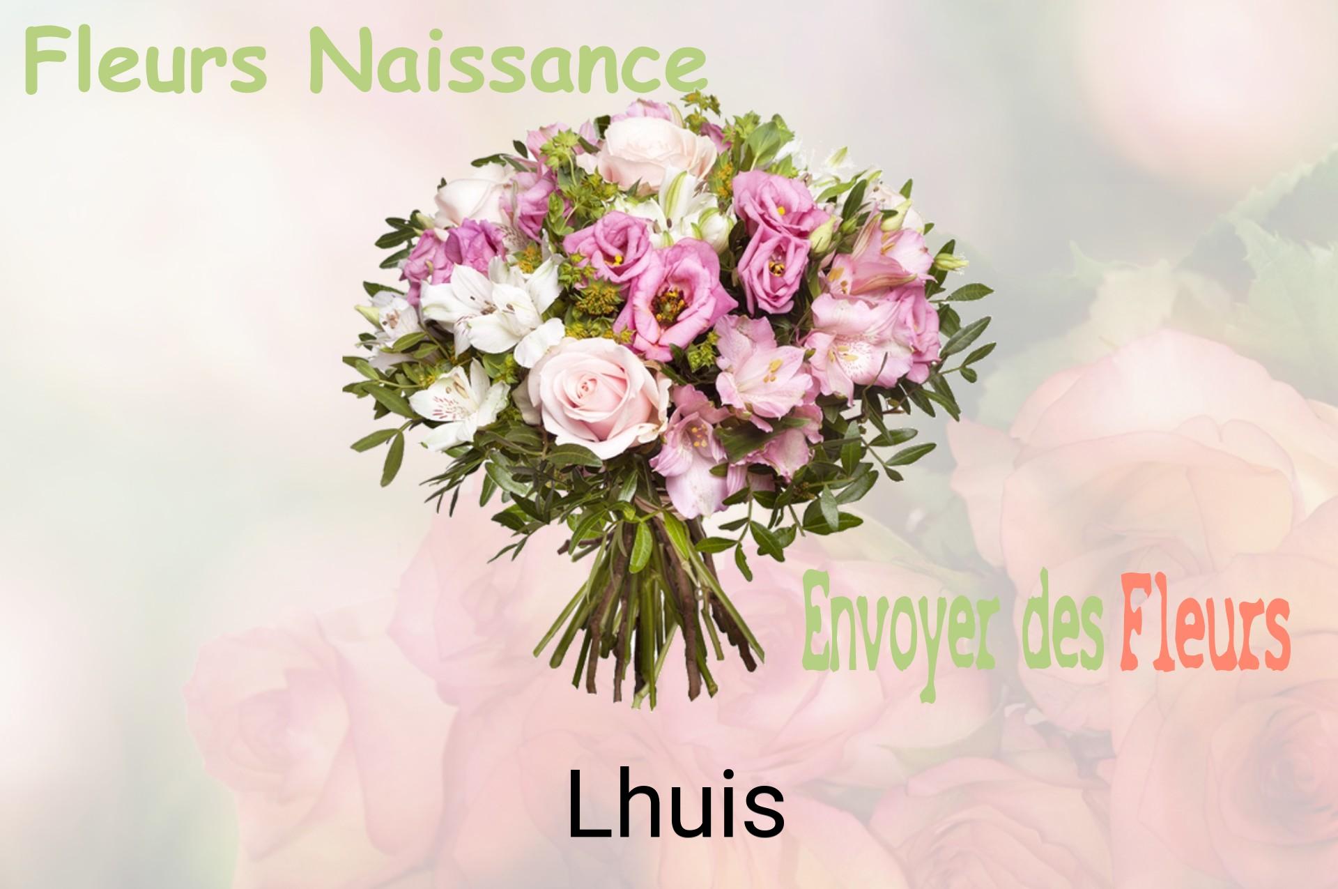 Bouquet de fleurs de naissance livré à Lhuis
